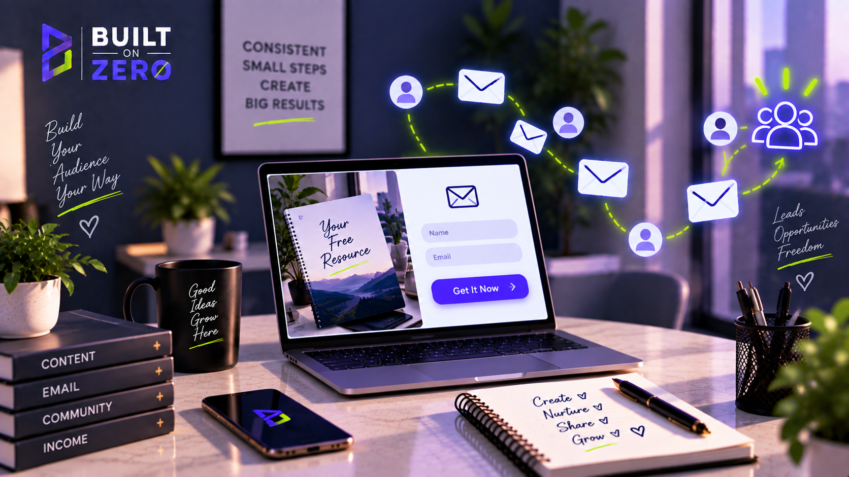build your audience workspace