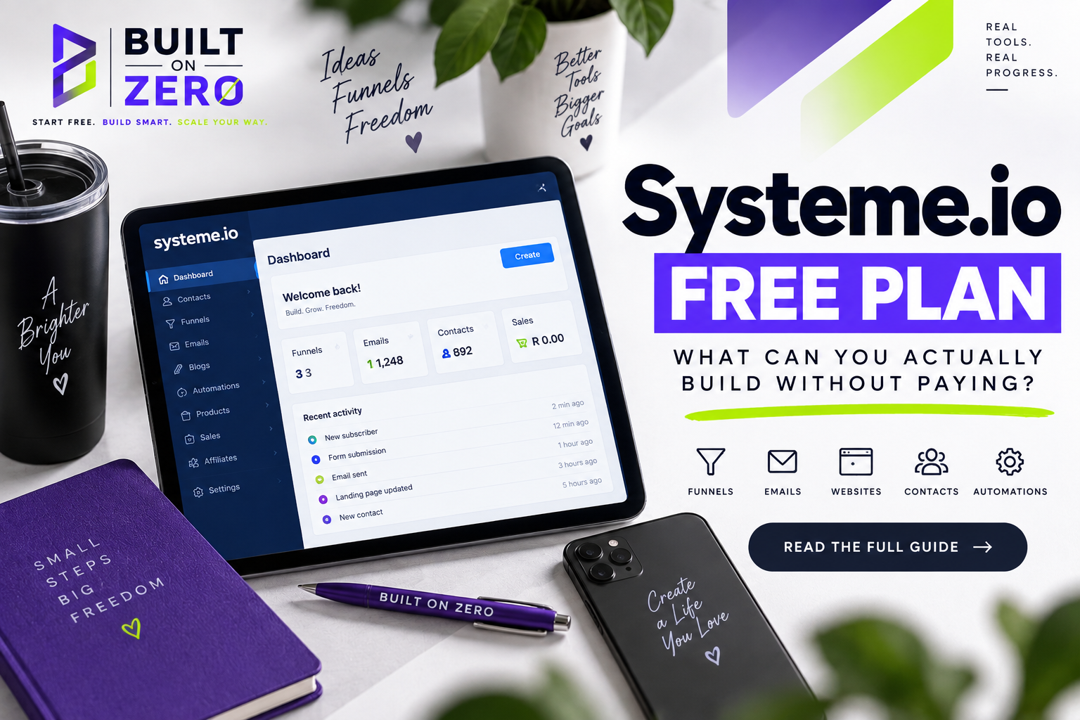 Systeme.io Free Plan Workspace