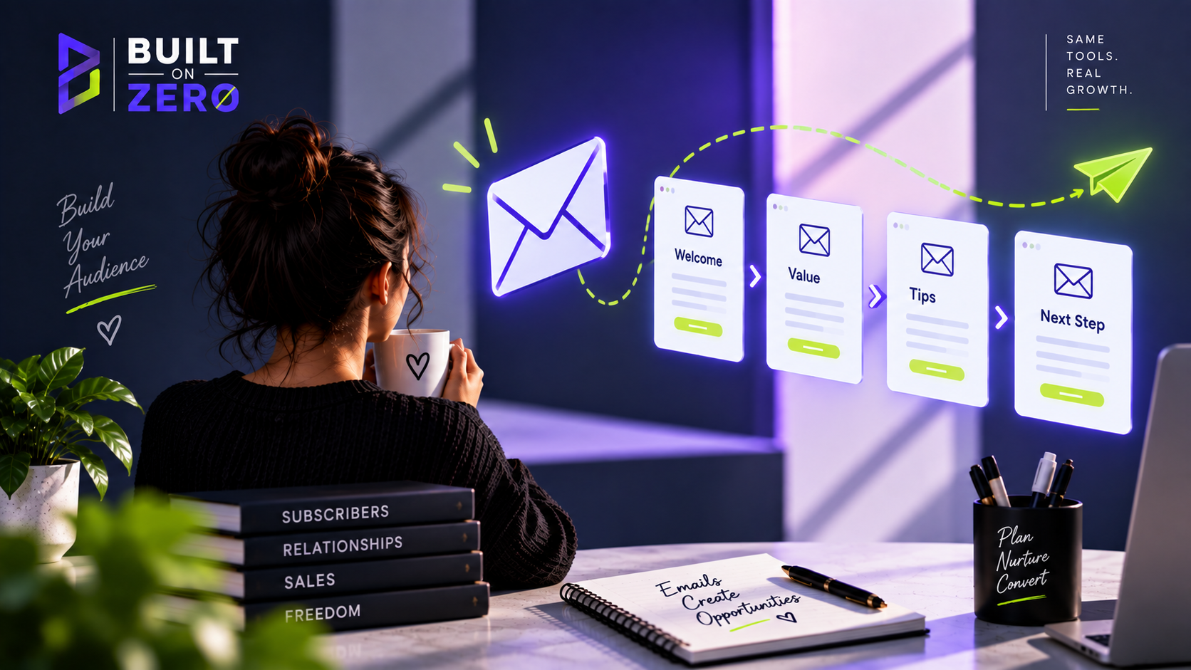 neon email automation workspace