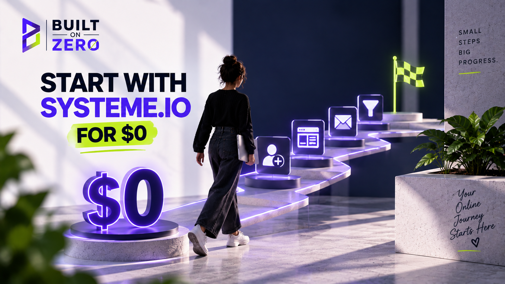 start with $0 your online journey