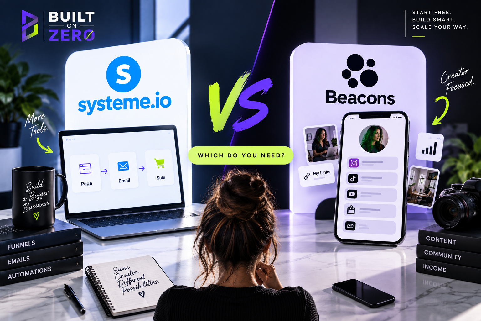 systeme.io vs beacons which one do you actually need